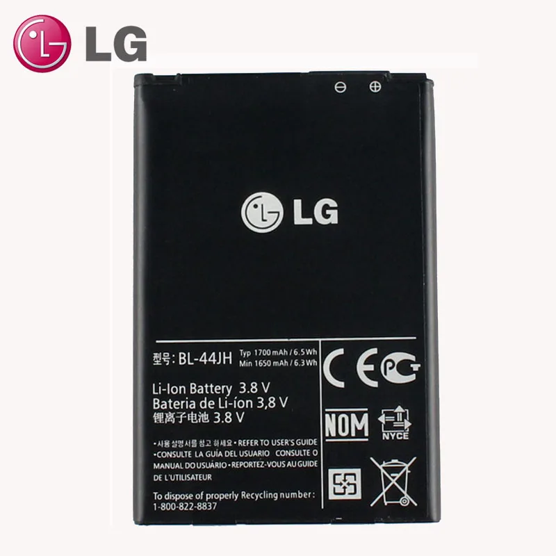 Новый оригинальный BL-44JH Батарея для Mach LS860 движения 4G MS770 Венеция LG730 великолепие