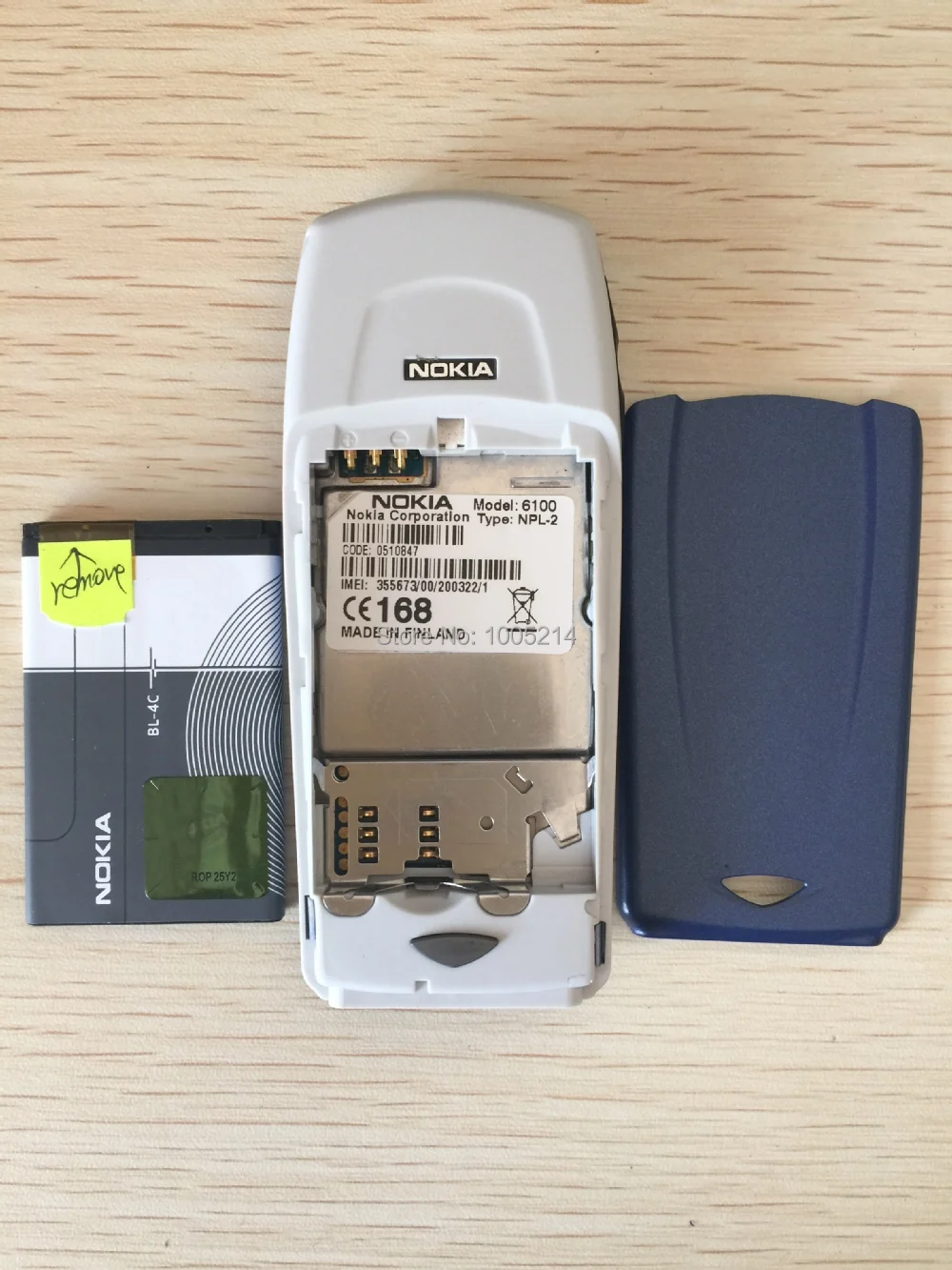 Разблокированный NOKIA 6100 дешевый GSM мобильный телефон Поддержка Многоязычный язык Восстановленный