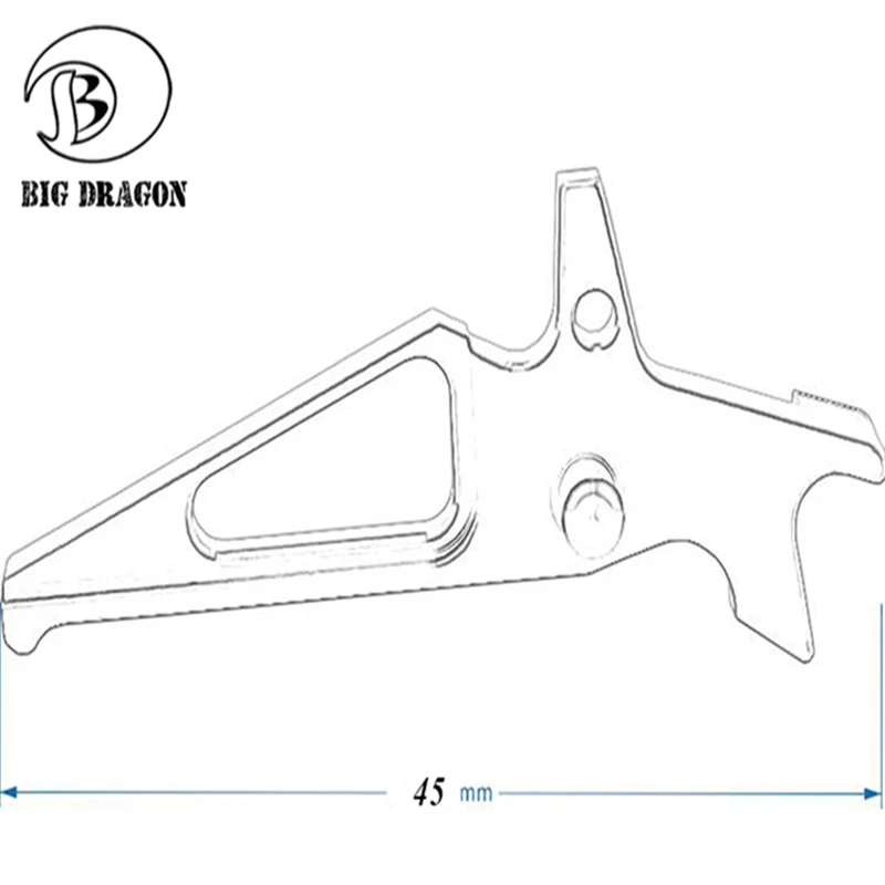 IPSC конкурентоспособные тактические охотничьи внутренние детали CNC алюминиевый
