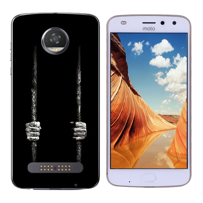for Motorola Moto Z2 Play Character Printing TPU Silicone Phone Cases XT1710 Cover Z (2nd Gen) |