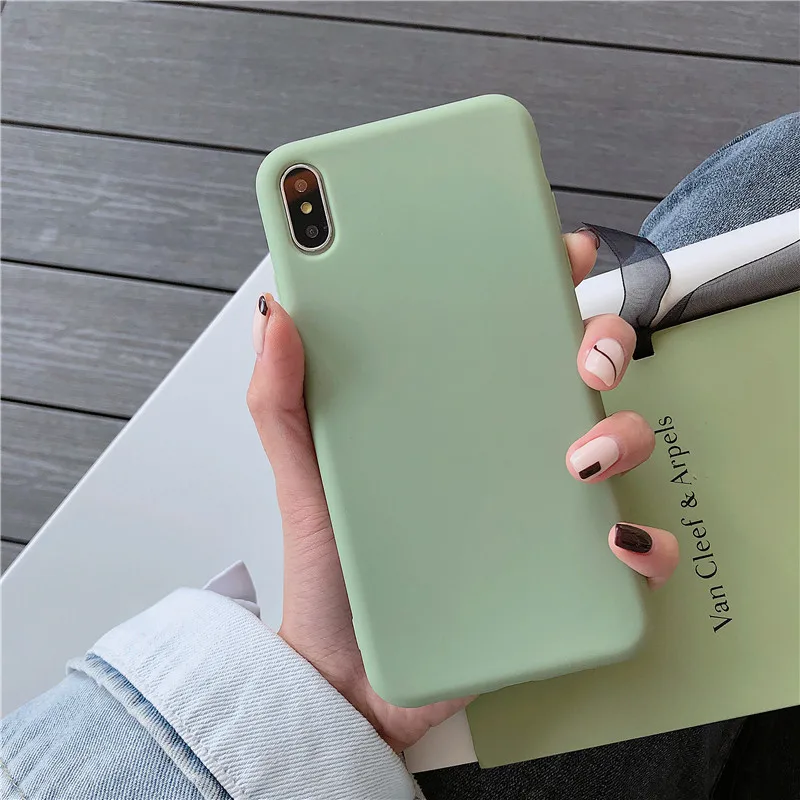 Чехол для Iphone X Xs Max 6s 7 8plus Xr из мягкого ТПУ|Бамперы| |