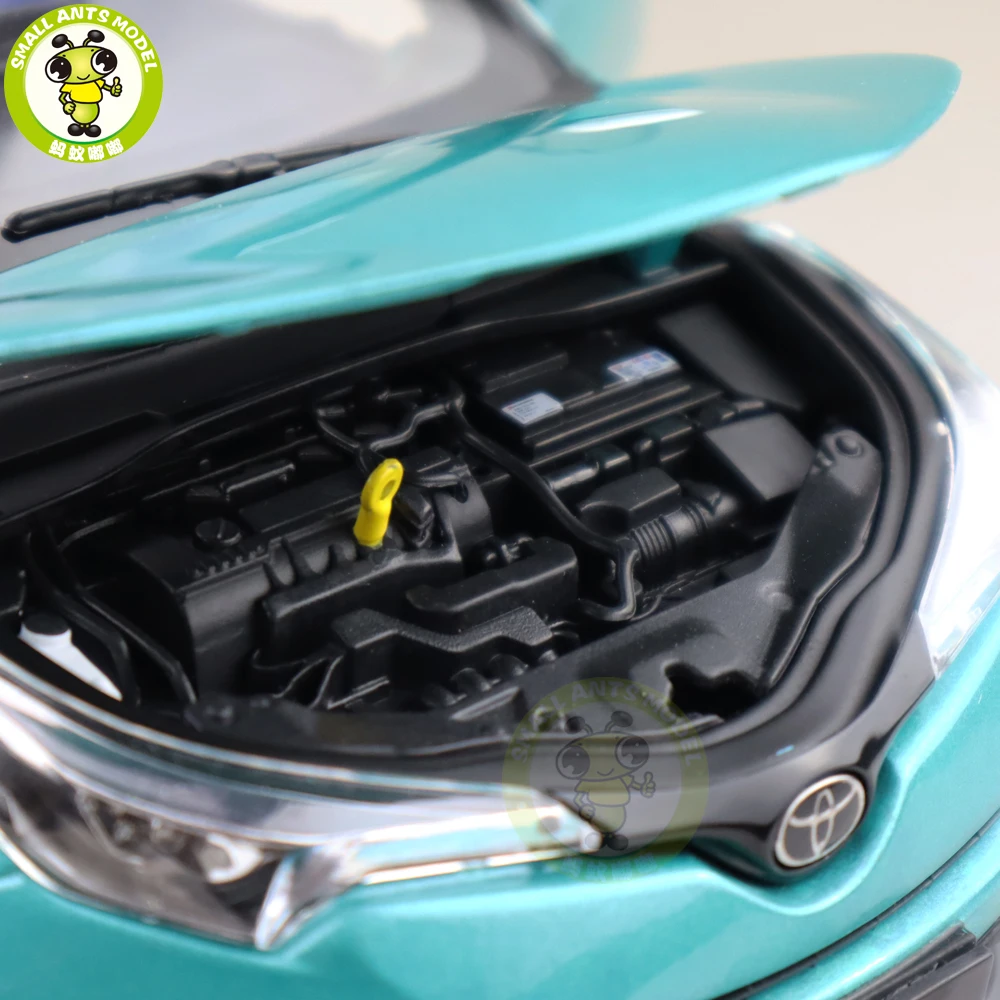 1/18 CHR C-HR литая под давлением модель автомобиля SUV игрушки дети мальчик девочка подарок синий цвет