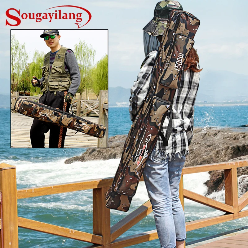 Сумка рыболовная из нейлона 80/120 см два слоя|fishing rod bag|rod bagfishing bag |