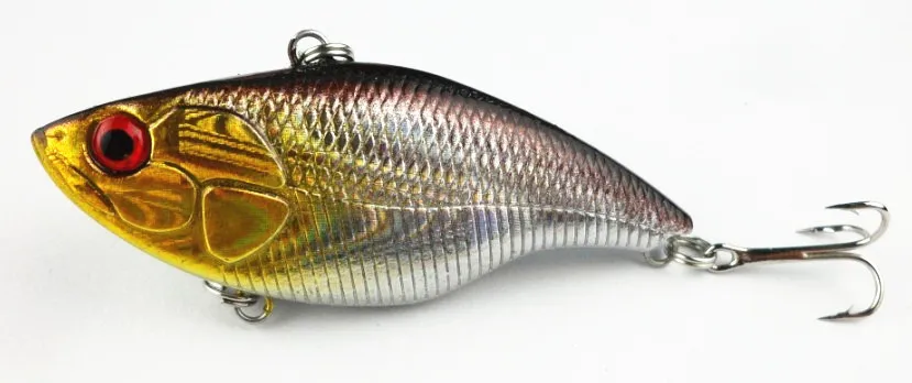 

4pcs 7.5cm 14.6g Fishing Lure Winter Fishing Hard Bait VIB with Lead Inside Ice Sea Fishing Tackle Fly Fishing Wobbler Lure