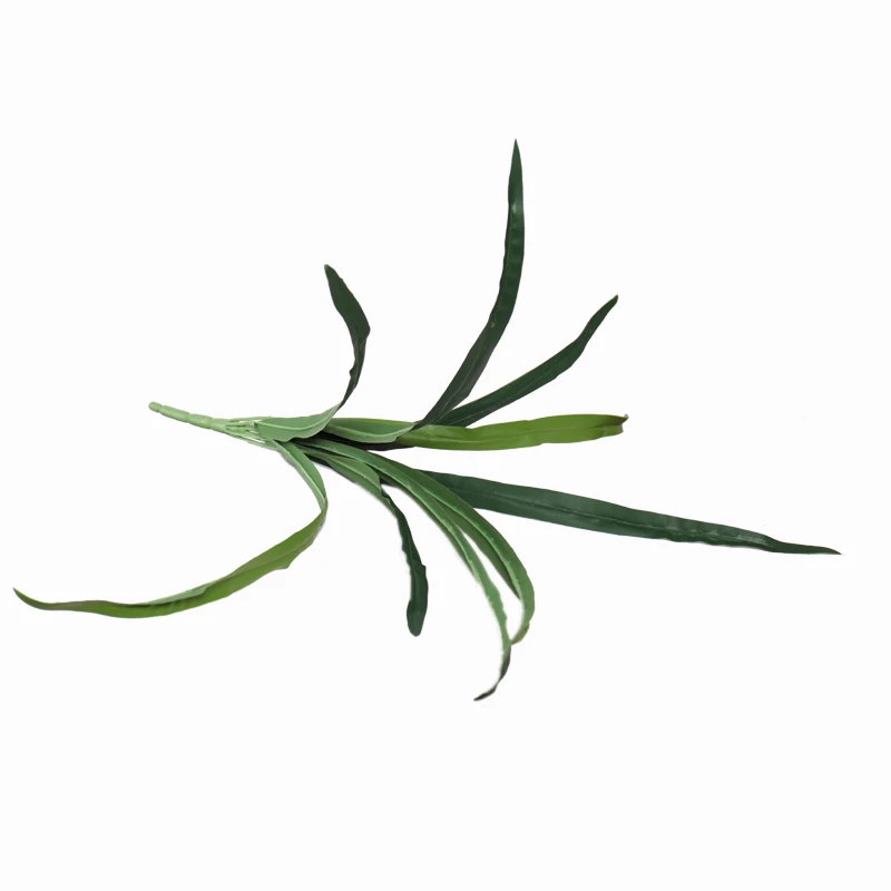 Зеленые растения Искусственный гладиолус лист длинная искусственная зеленая