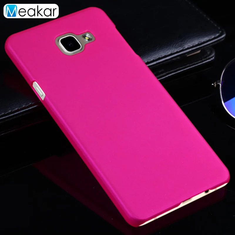 rose red Coque 5.5For samsung Galaxy A7 чехол для samsung Galaxy A7 A710 A710F A710m A7100 SM-A710F чехол-лента на заднюю панель - Цвет: rose red