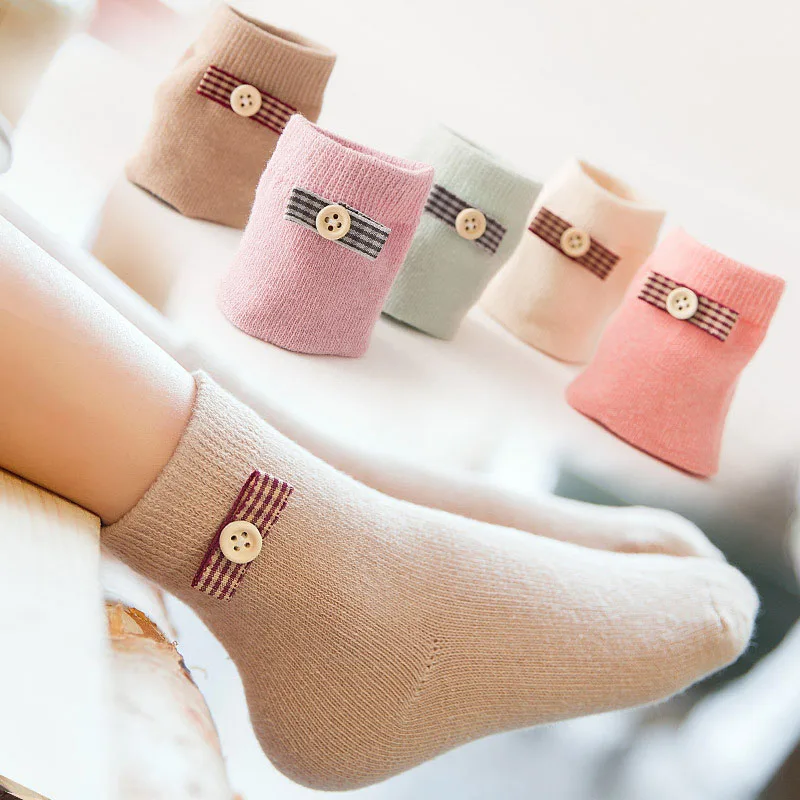 5 пара/лот для маленьких мальчиков милые носки с бантиком видов Стиль из мягкого