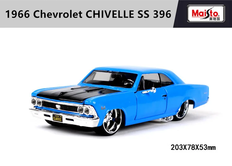 Maisto 1:24 1966 Chevrolet SS имитация сплава Модель автомобиля ремесла Коллекция игрушек инструменты подарок