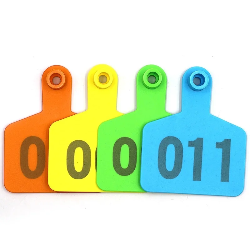 100 шт. Ушные бирки для крупного рогатого скота коровы знаки термополиуретановая