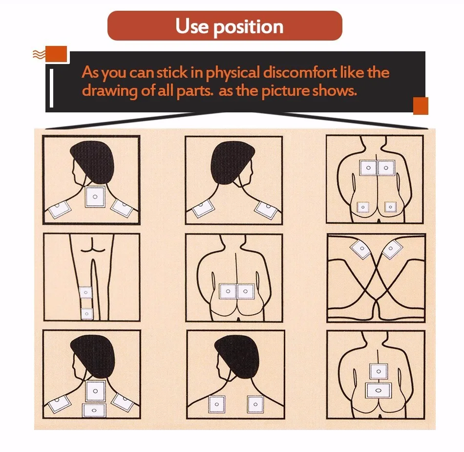 

64 Pcs 8 Bags High Quality Chinese Medical Plaster Joint Pain Patch Massage Relaxation Pain Killer Body Relax Plaster Herbal