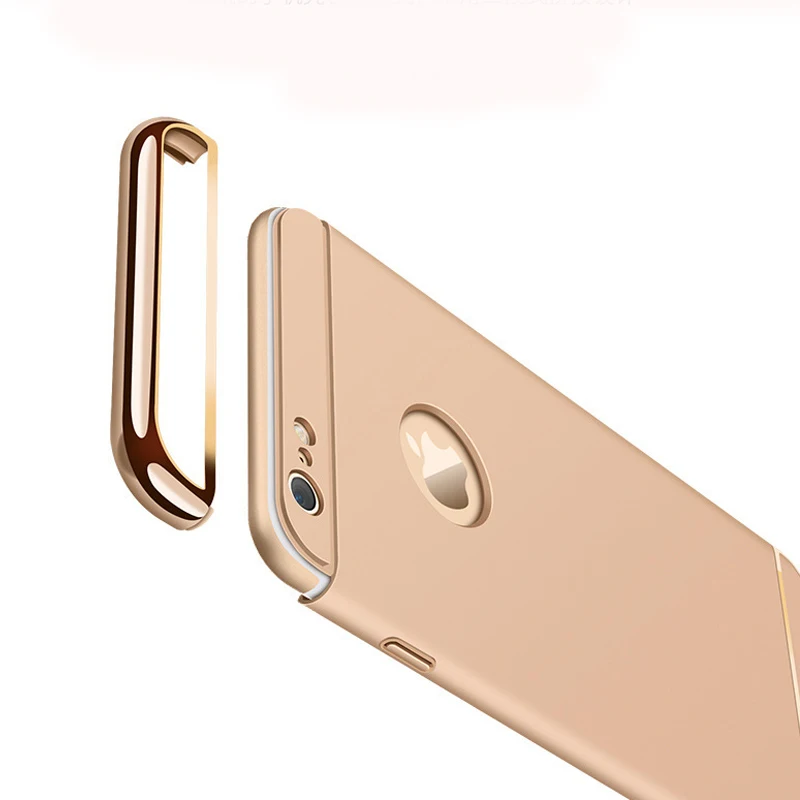 XinWen luxury Thin Shockproof Armor plastic mobile Phone hard cover coque case for apple iphone 6 iphone6 s 6s 3 in 1 |