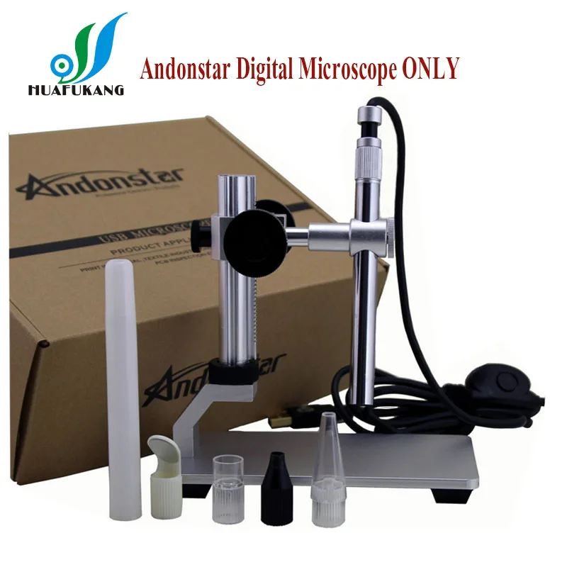 500X Andonstar 2MP цифровой USB микроскоп otoscope PCB Инспекционная камера с гибкой подставкой