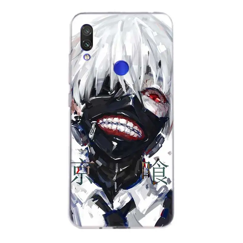 Силиконовый чехол с японским Аниме Tokyo Ghoul для Xiaomi Redmi Y3 S2 Y2 Note 7 6 5 Pro 4 4X 5A 6A Pocophone F1 Mi 8