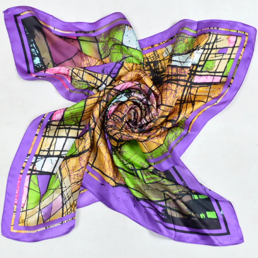 Женская шаль с геометрическим рисунком размеры до 100%|silk scarf|silk scarf patternsatin silk |