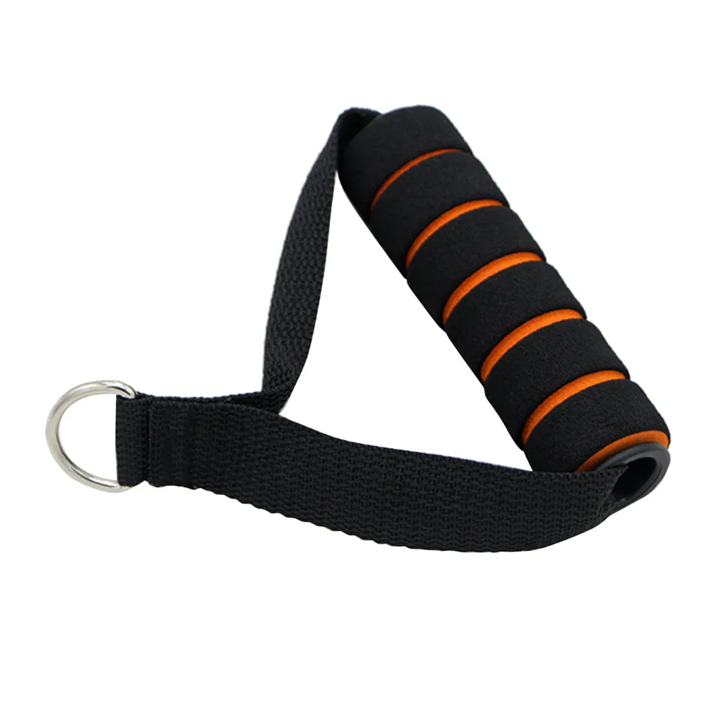 Tricep Rope Attachment Bar Hand String Foam Handle Fitness Resistance Bands Accessories D-ring Spring Pull Cable | Спорт и