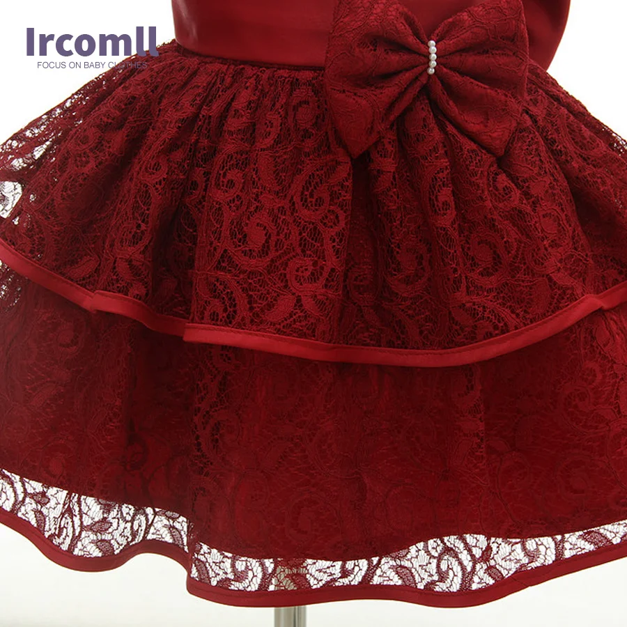Ircomll Новогоднее платье для маленьких девочек 2018 Летнее бальное с бахромой платья