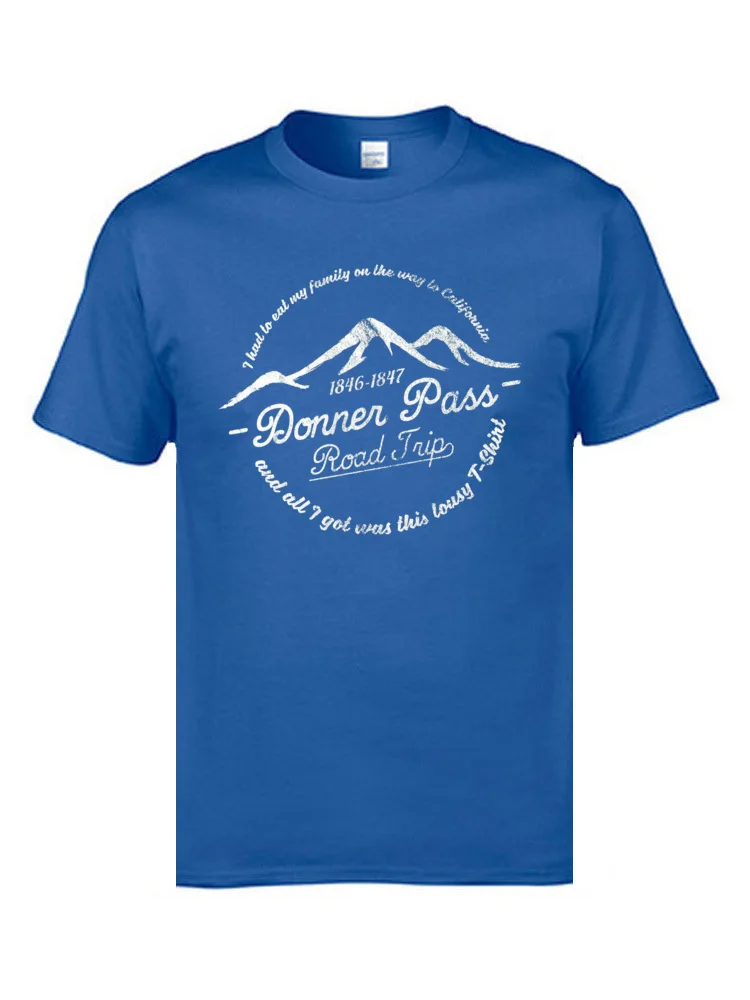 Футболка Mountain Two Peaks Donner Pass Road Trip модные летние топы футболка оптовая продажа для
