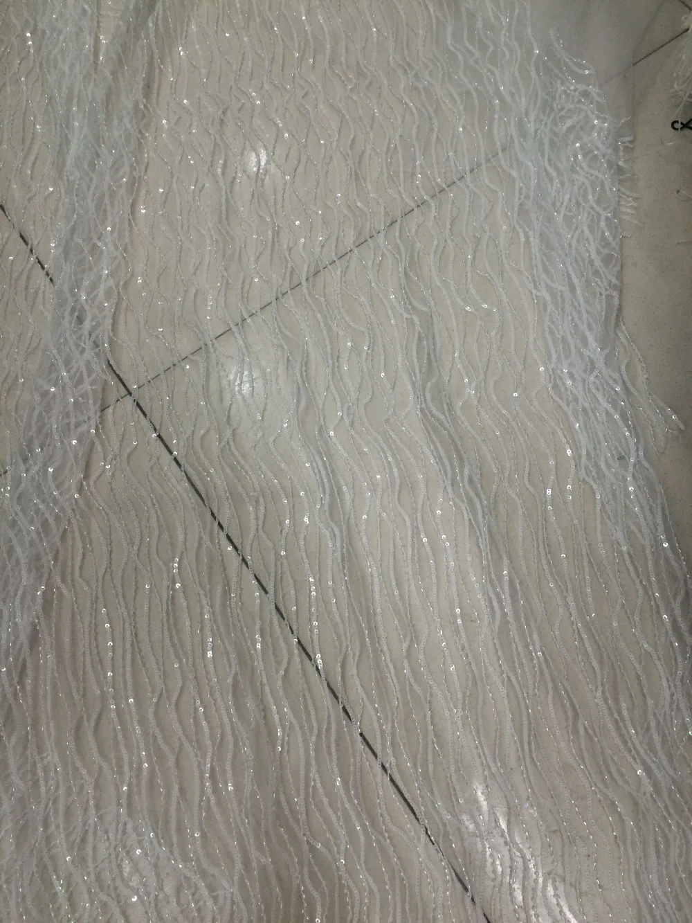 QL-93057 special 5 yards/pcs SEQUINS African french lace net tulle fabric with super quality | Дом и сад
