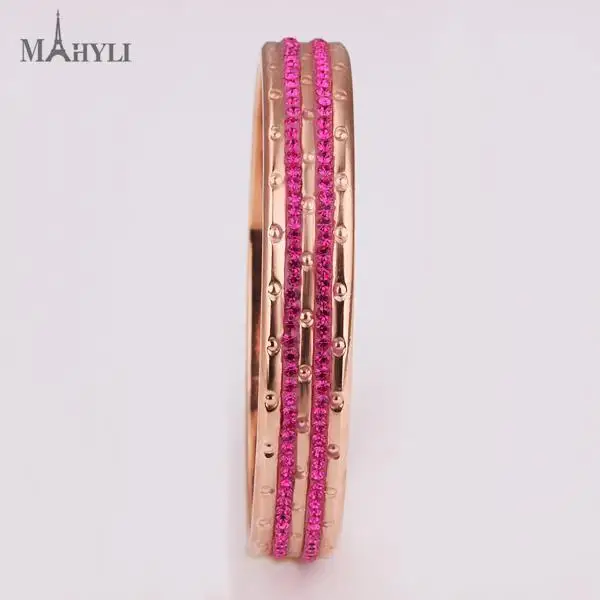 MAHYLI Высокое Качество Никель Свободный Противоаллергические Позолоченные CZ