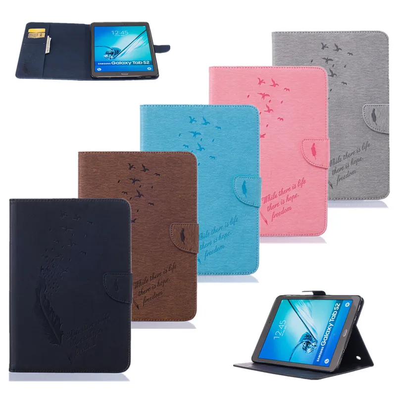 Роскошные Чехлы для планшетов чехлы Samsung Galaxy Tab S2 9 7 дюйма SM T810 T815 искусственная