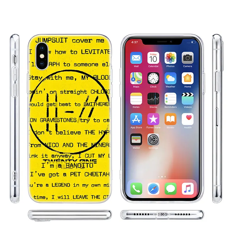 Модный силиконовый чехол Twenty One Pilots для Apple IPhone 11 Pro XS Max X XR 7 8 6 6s Plus 5S SE TPU мягкий