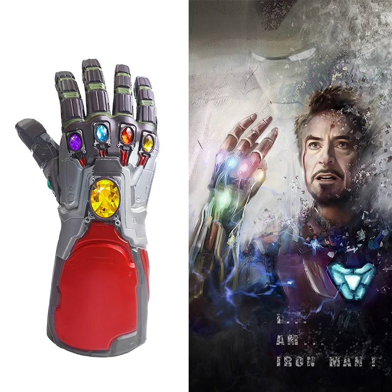 Мстители эндигра маска Железный человек Бесконечность гаунтлет Марвел рука