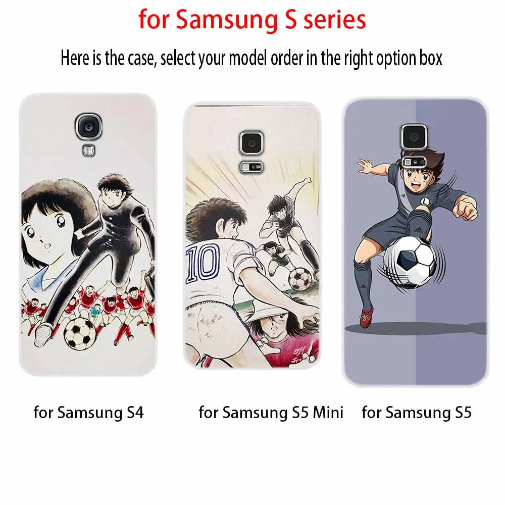 Чехол для Samsung Galaxy S8 S9 S10 S20 S21 Plus Uitra Lite Ultra Cover S10E S7 Edge Captain Tsubasa Ozora Genzo football|Бамперы| |