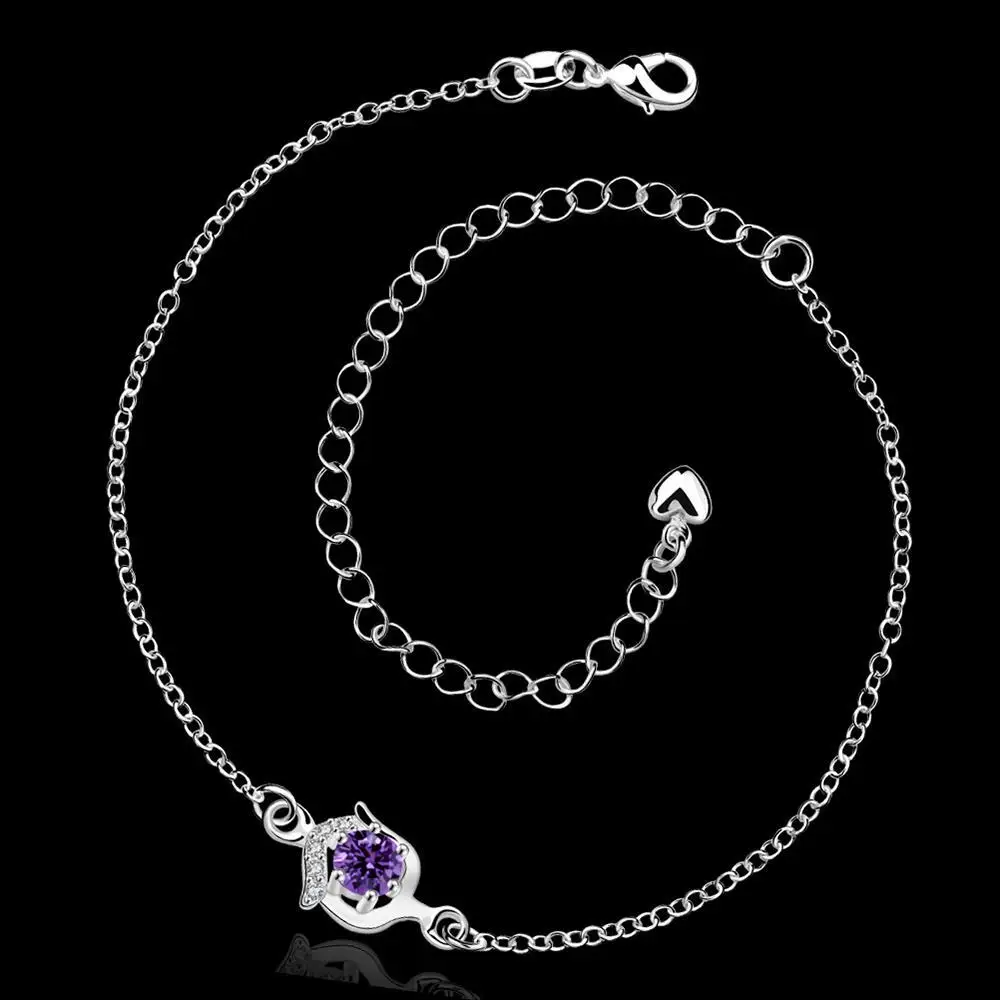 A034-B New Design Large Stock Delicate Handmade Cheap Silver Plated Anklet Bulk Sale | Украшения и аксессуары