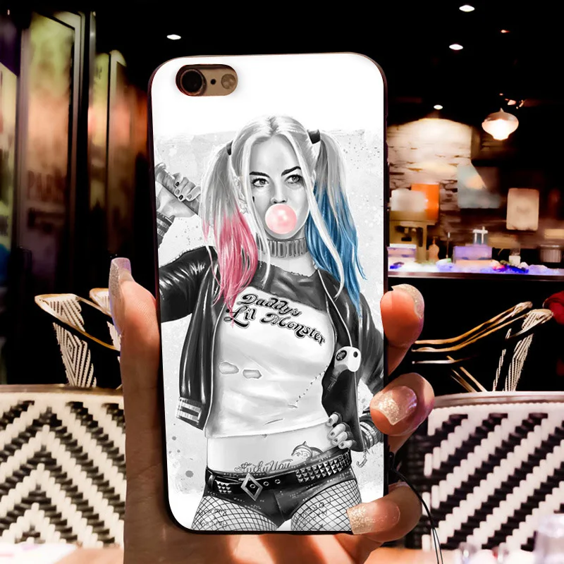 MaiYaca Харли Куинн самоубийцы Отряд Джокер Wink Coque чехол для телефона iphone 11 Pro 8 7 6 6S Plus X 5s SE XR