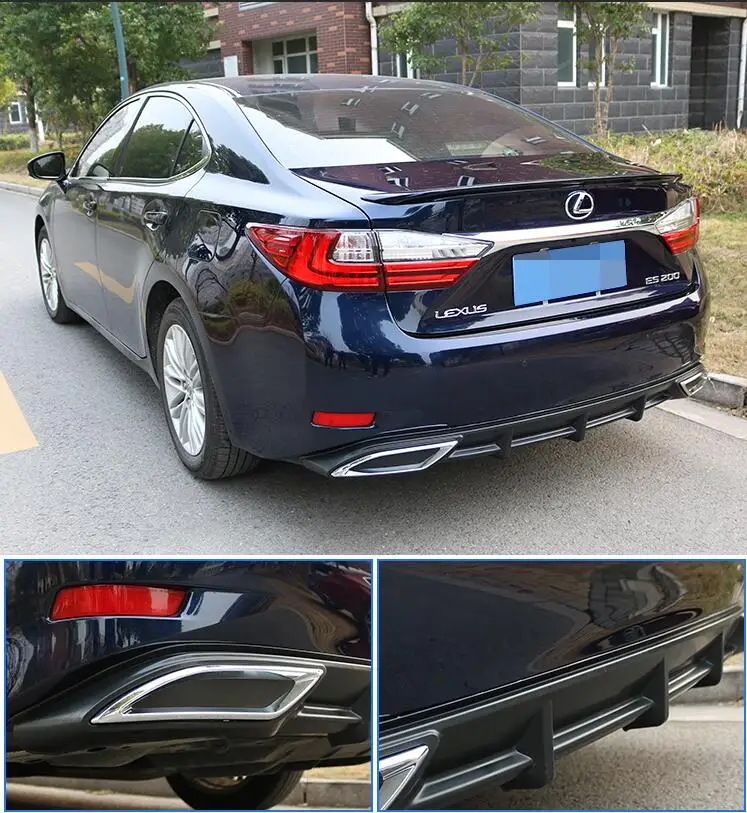 Для lexus ES 2013- диффузор ABS краска заднего бампера спойлер для губ, авто заднего бампера Диффузор для lexus ES 2013