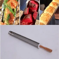 JX-LCLYL 19 6  50cm Stainless Steel Silver Food Tray Camping BBQ Solar Cooker Oven Stove