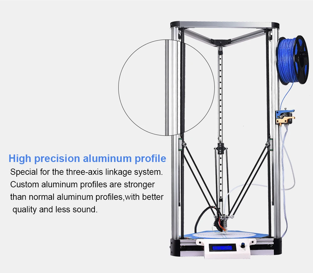 DIY BIQU 3d принтер Kossel base/Kosse/Plus/Kosselpro металлический принтер автоматический уровень Repra тихий Дельта с большим размером печати