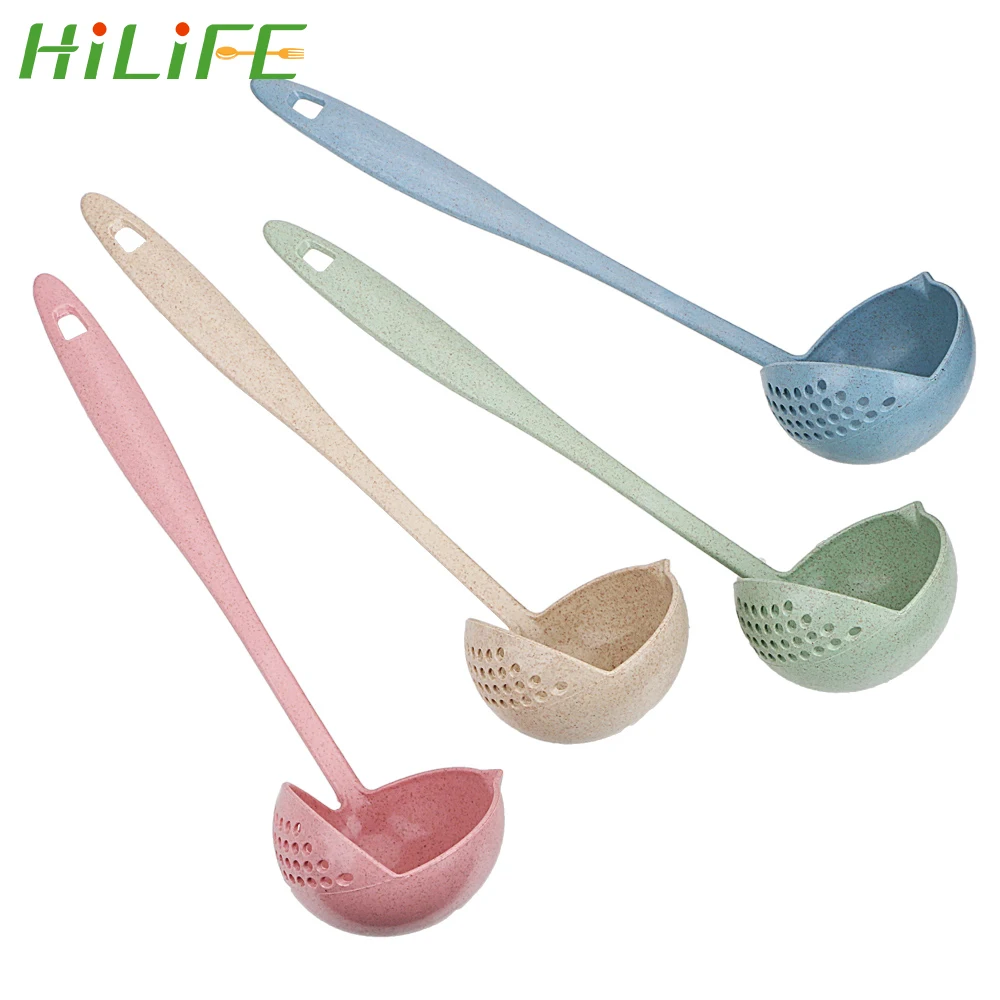 HILIFE кухонные принадлежности Инструменты для дуршлага ложки каши с фильтром