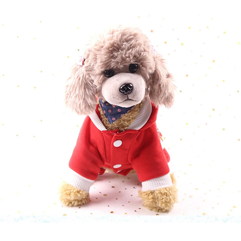 Pawstrip, Рождественская Одежда для собак, зимний комбинезон для щенка, праздничная Толстовка для собак, мягкая флисовая одежда для маленьких собак, одежда для бульдога, шпица