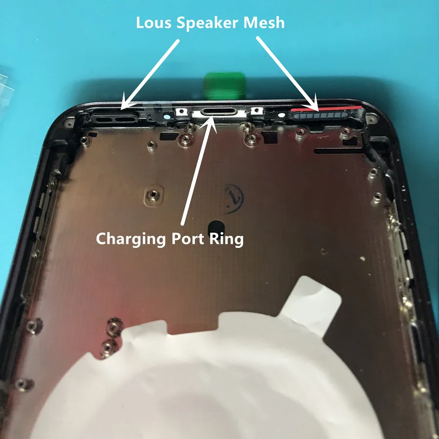 

Replacement Parts for iPhone 8 8 Plus Rear Housing Middle Frame and Back Glass Cover with Small Parts
