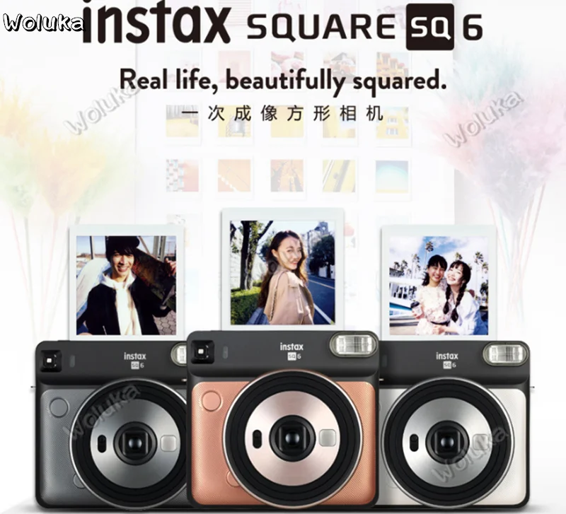 Мгновенная фотокамера Instax SQUARE SQ6 комплект с камерой для создания изображения