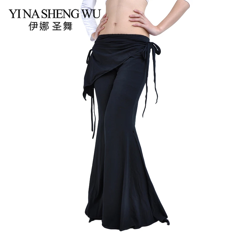 Женские брюки для танца живота клеш с высокой талией йоги|Танец живота| |