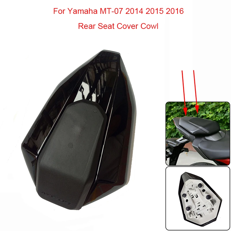 Для YAMAHA MT07 MT 07 FZ 2014 2015 2016 14 16 крышка заднего сиденья капот Окрашенный черный