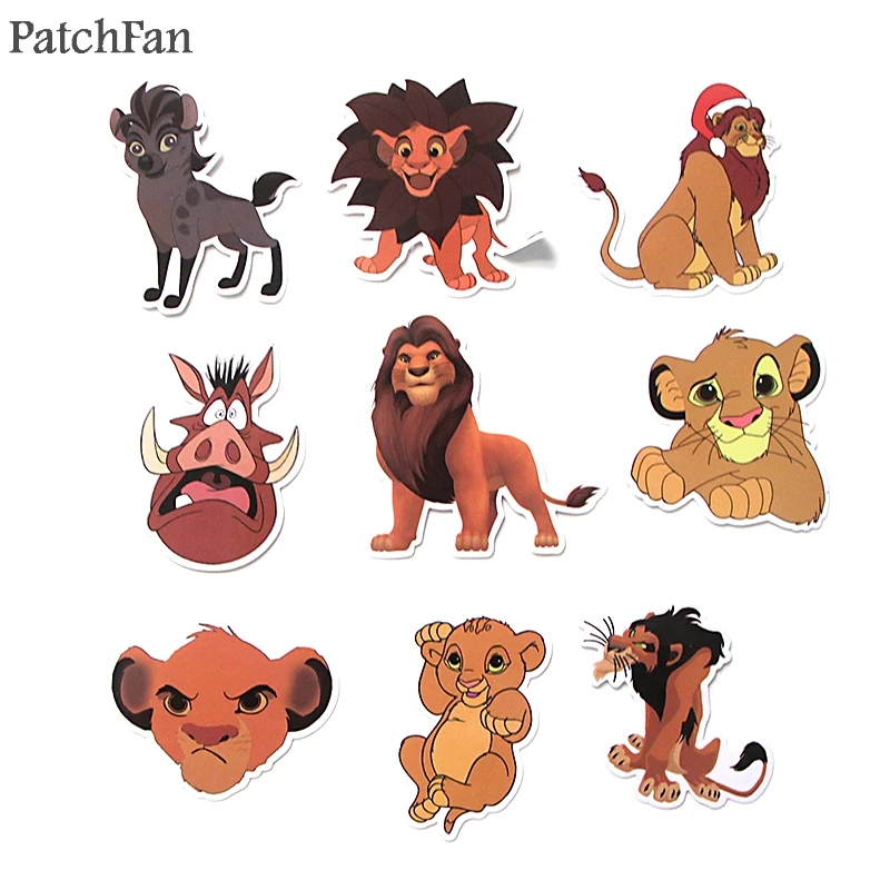 Patchfan 40 шт. лев Король животные мультфильм игрушка Дети Игрушка наклейка, сделай сам, Скрапбукинг альбом ноутбук телефон тетрадь наклейка стикеры A1846