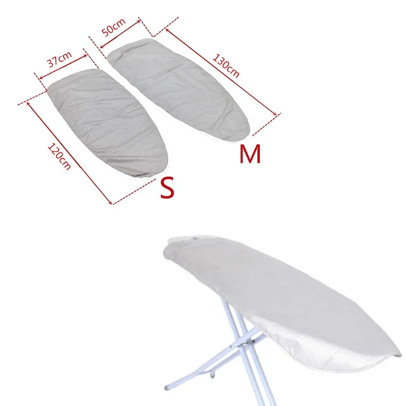 

Home Universal Silver Coated Padded Ironing Board Cover Heavy Heat Reflective Scorch Resistant 120*37cm/130*50cm