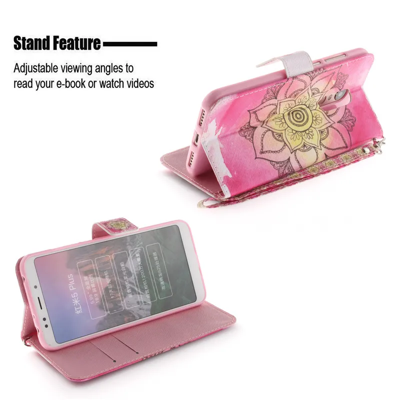 sFor Xiaomi Redmi 5 Plus case cover For Coque 5Plus Fundas Leather Flip Protective Phone Bag Capa |