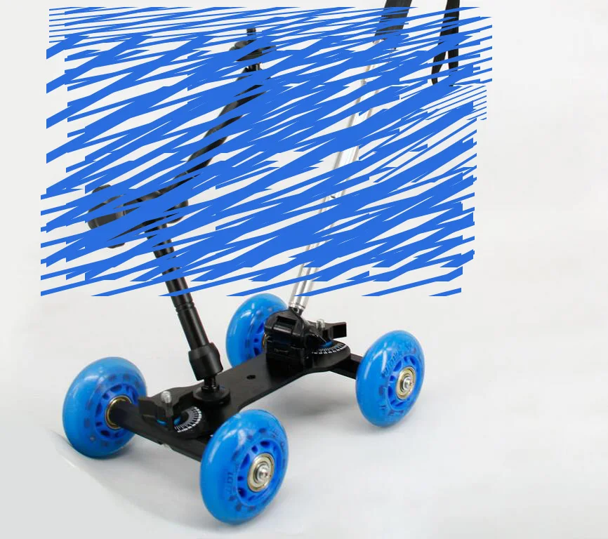 Высококачественная Гибкая четырехколесная тележка с высокопрочным откидным