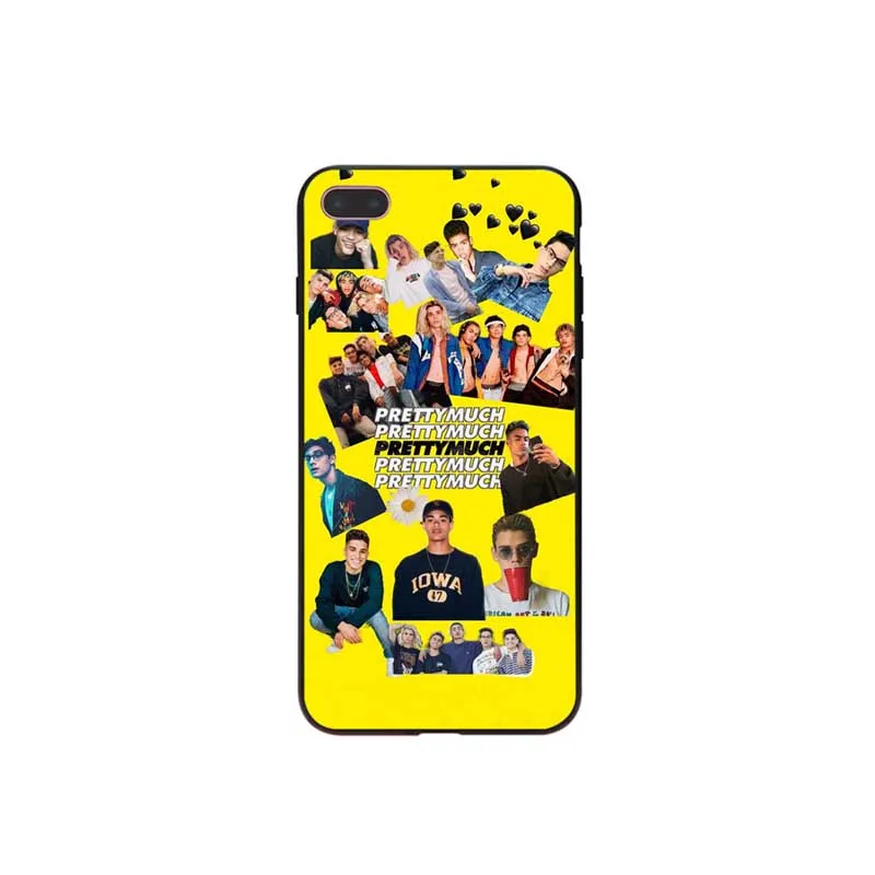 Чёрный мягкий чехол для iPhone 7 8 6 6S Plus X XS MAX 5 5S SE XR | Мобильные телефоны и аксессуары