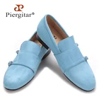 Piergitar2020 мужские бархатные туфли с бархатной застежкой; Мужская повседневная обувь для вечеринок и банкетов; Мужские модные лоферы в британском стиле; Размера плюс