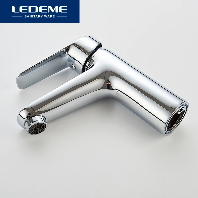 LEDEME Смеситель для умывальника латунь Цвет: хром L1051|bathroom basin faucet|basin faucetwater tap |
