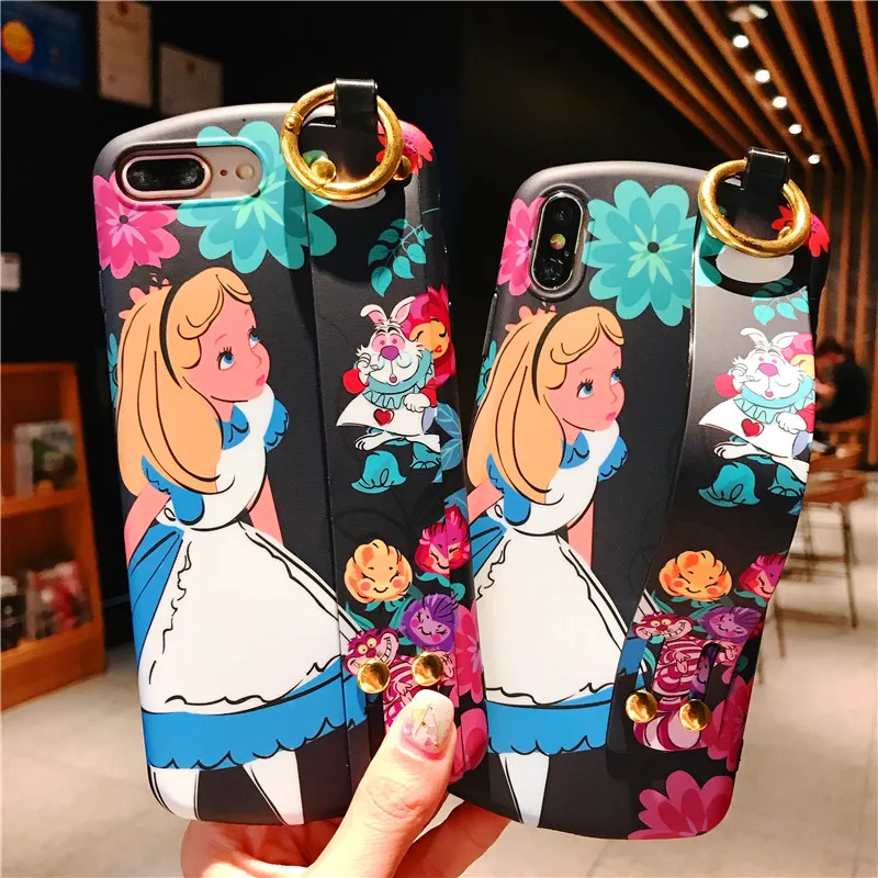 Мягкий силиконовый чехол для телефона с изображением принцессы Алисы iPhone11 Pro XS MAX