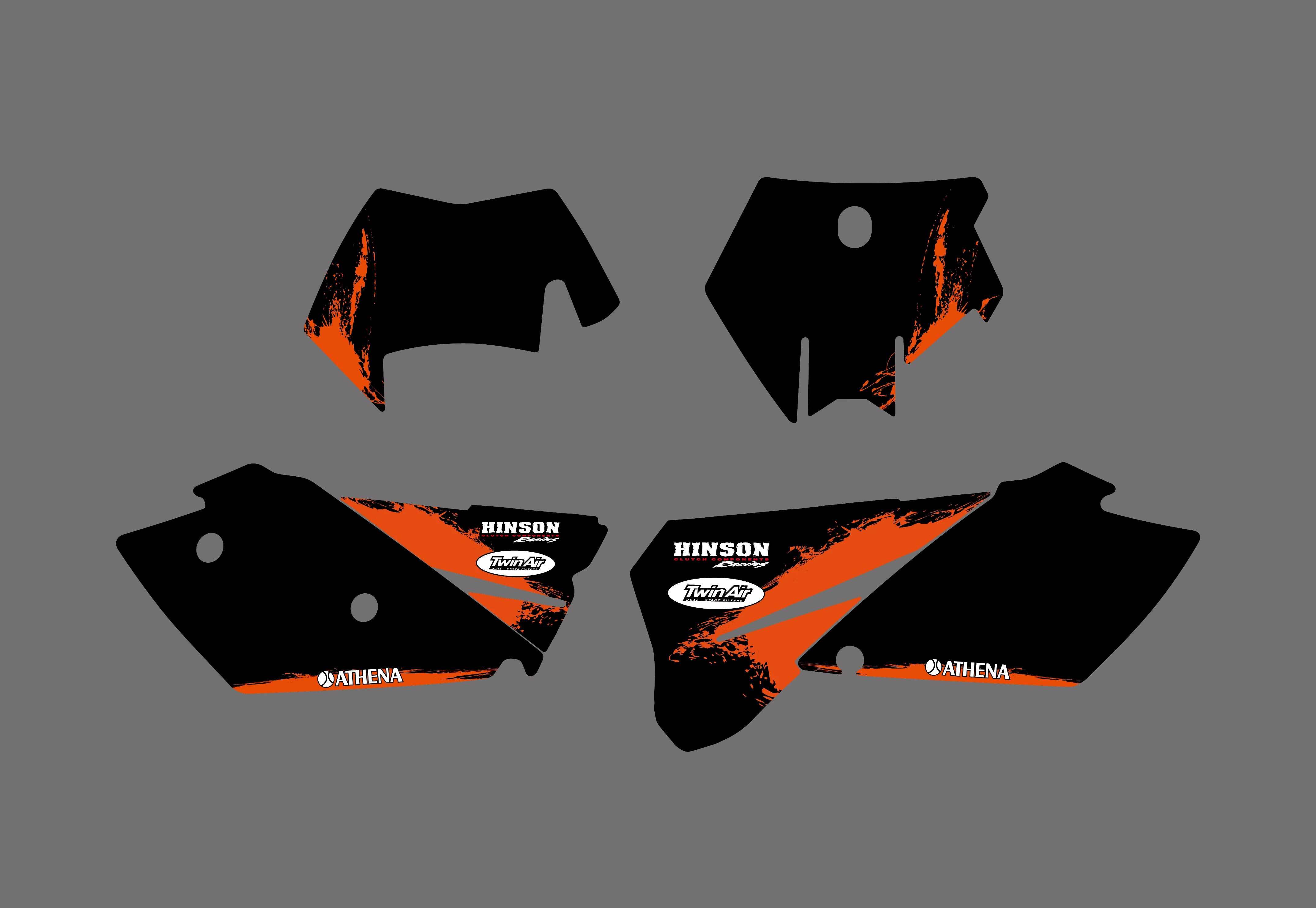NICECNC графические наклейки фоны для KTM EXC SX XC XCW XCFW MXC 125 250 350 450 525 530 2005 2006 2007 полная