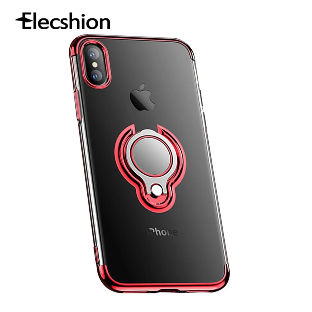 Case For iPhone Xr Bumper Shockfproof Coque XS Max 6 6S 7 8 Plus X 10 Covers Magnetic Mobile Phone Holder Stand | Мобильные телефоны