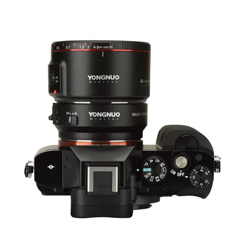 Yongnuo EF-EII кольцо адаптера автофокуса для камеры sony E-mount mirroless A6300 A6500 A7RIII A7M2