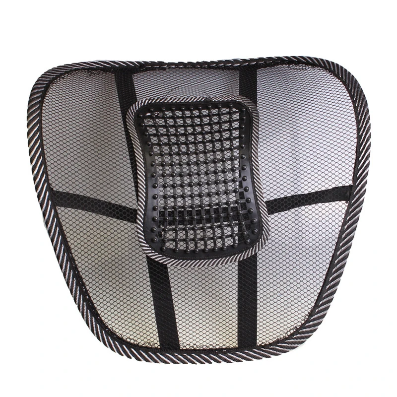 37*42CM Leather Lumbar Support Summer Car Cool Massage Cushion Health Care Waist Tournure | Автомобили и мотоциклы